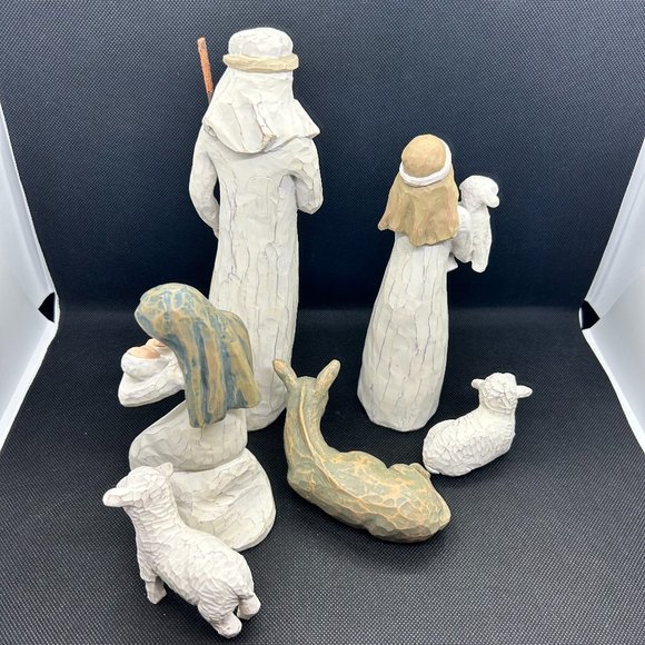 Like new in box Willow Tree 6 pc Nativity Scene - Picture 4 of 5